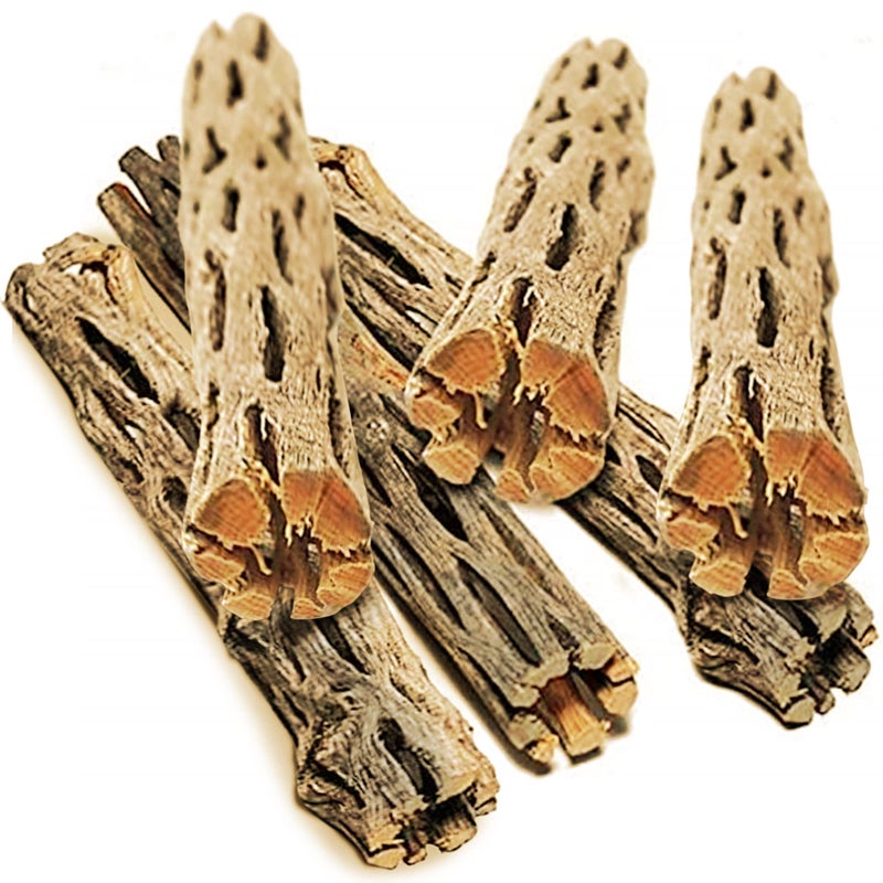 SunGrow Leopard Gecko Cholla Wood, 5 Inches Long, Create Basking Spot, Artistic Home-Decor, Lizards and Bearded Dragons, 6-Pack - Image 1
